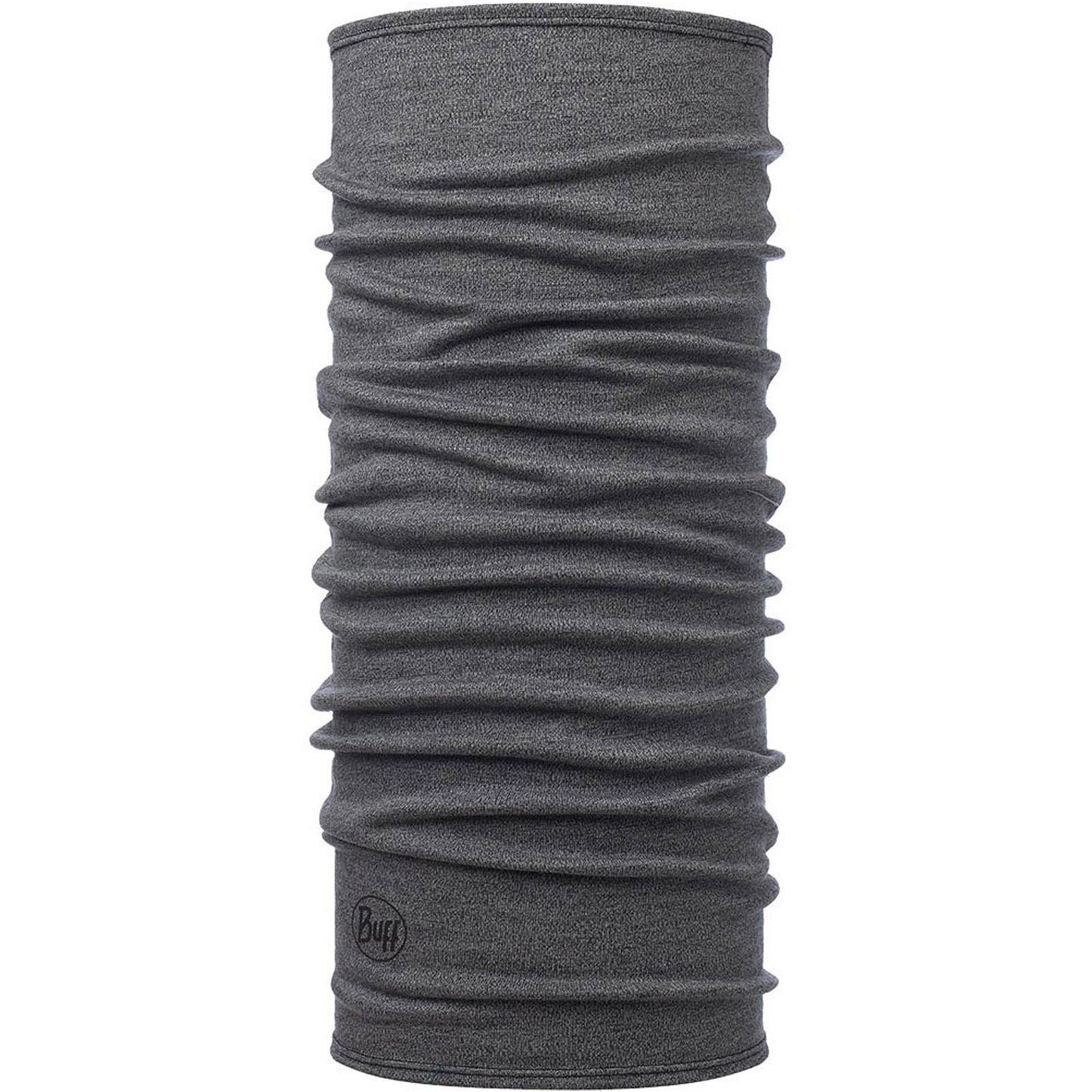 Buff Unisex Midweight Merino Wool Tubular Neck Gaiter - Grey
