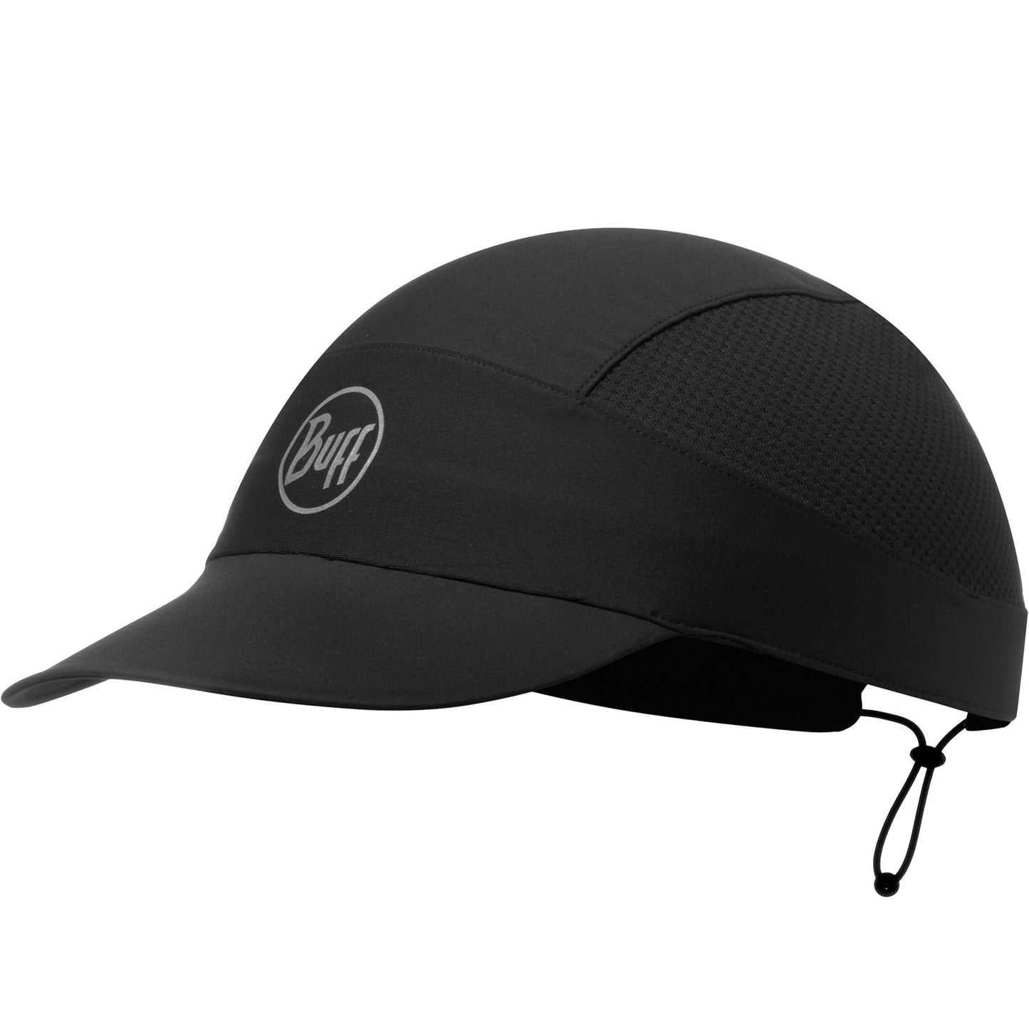 Buff Unisex Reflective Solid Packable Adjustable Baseball Cap Black