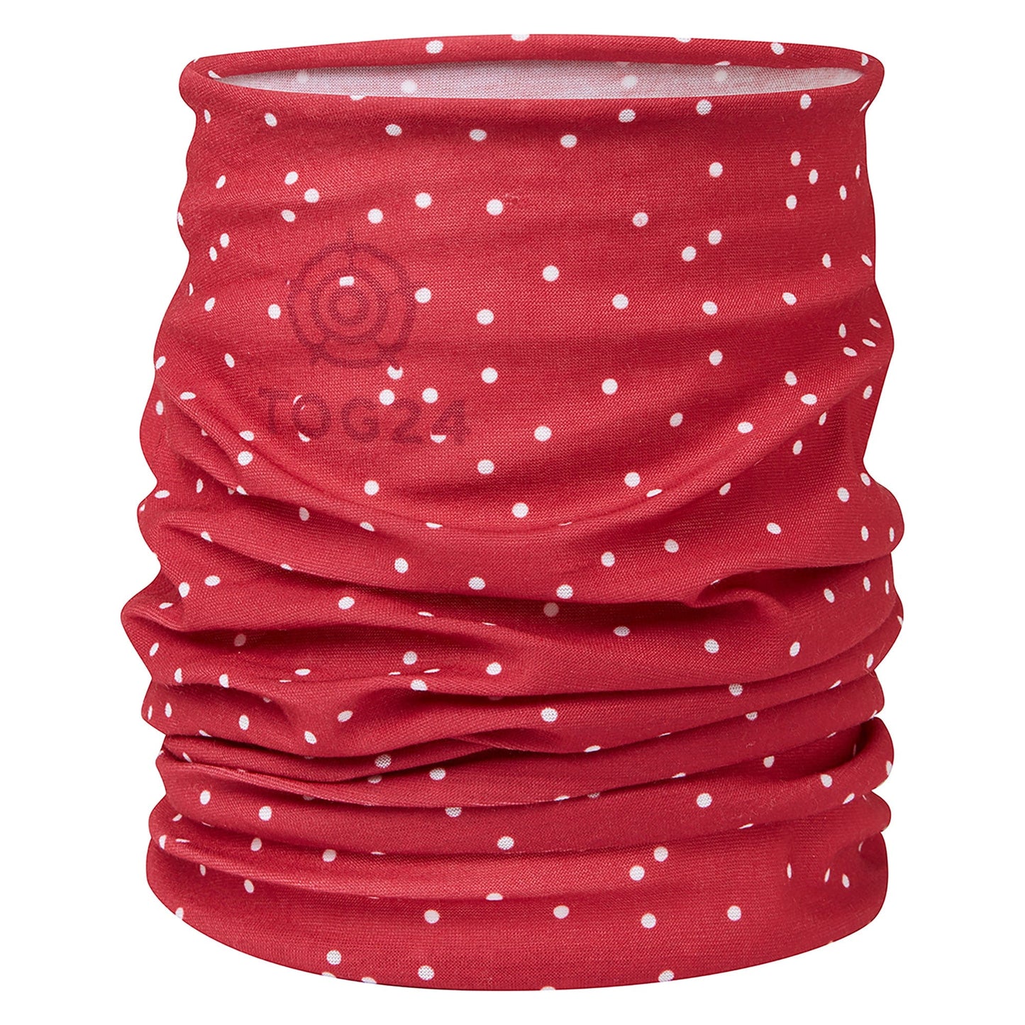 Snood Multifunctional Neck Warmer - Dark Pink Confetti Spot