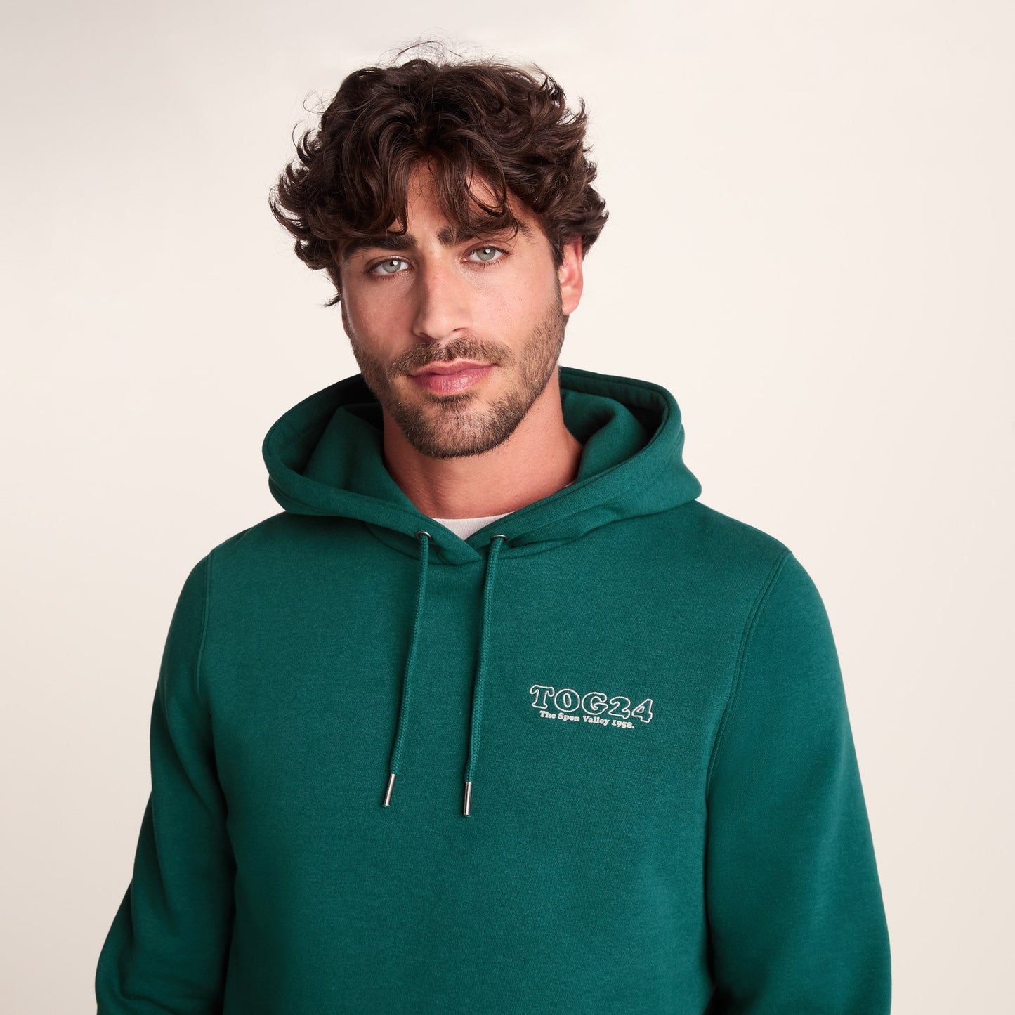 Stockton Mens Supersoft Hoody - Dark Turquoise