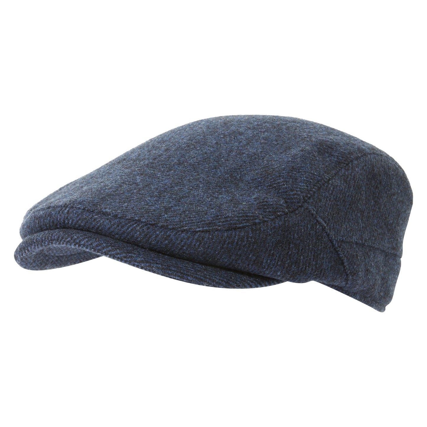 Weighton Knit Flat Cap - Blue Marl