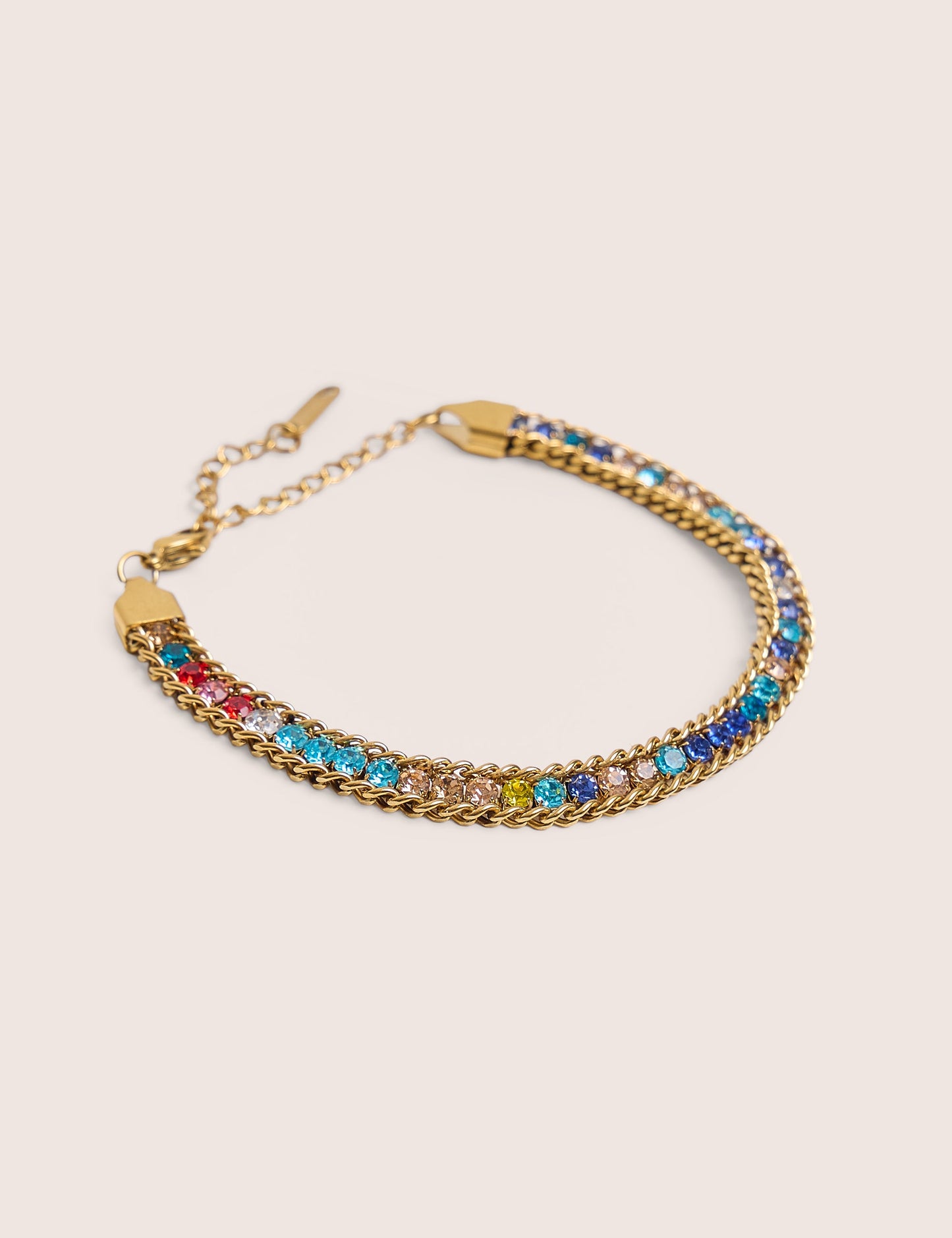 Multi Coloured Diamante Bracelet