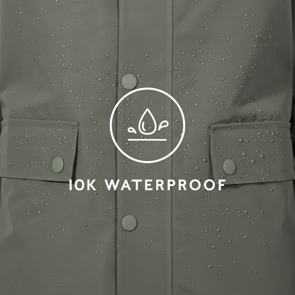 Shea Womens Waterproof Trench Coat - Pale Khaki