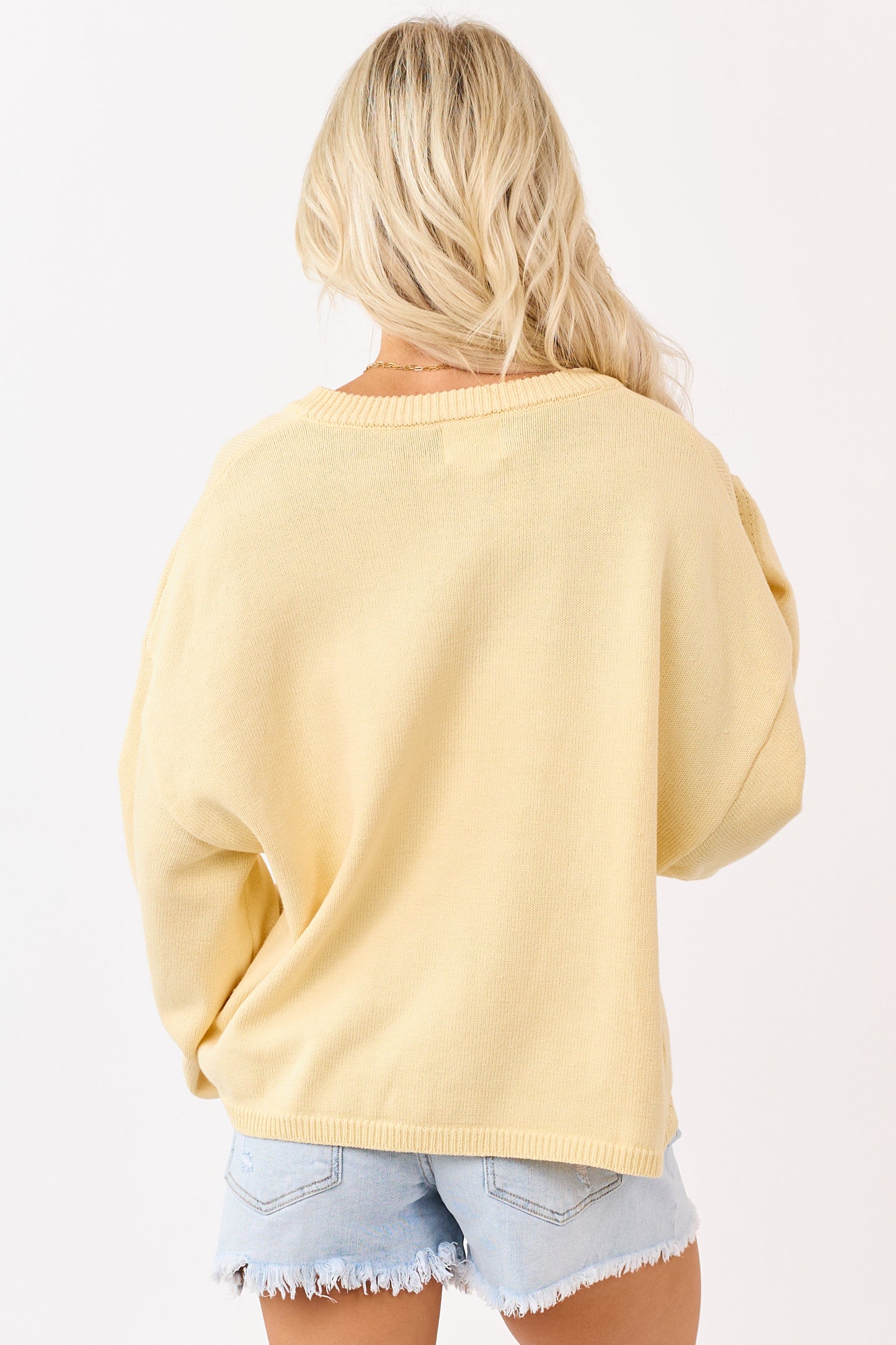 Honeysuckle Rib Knit Button Down Cardigan