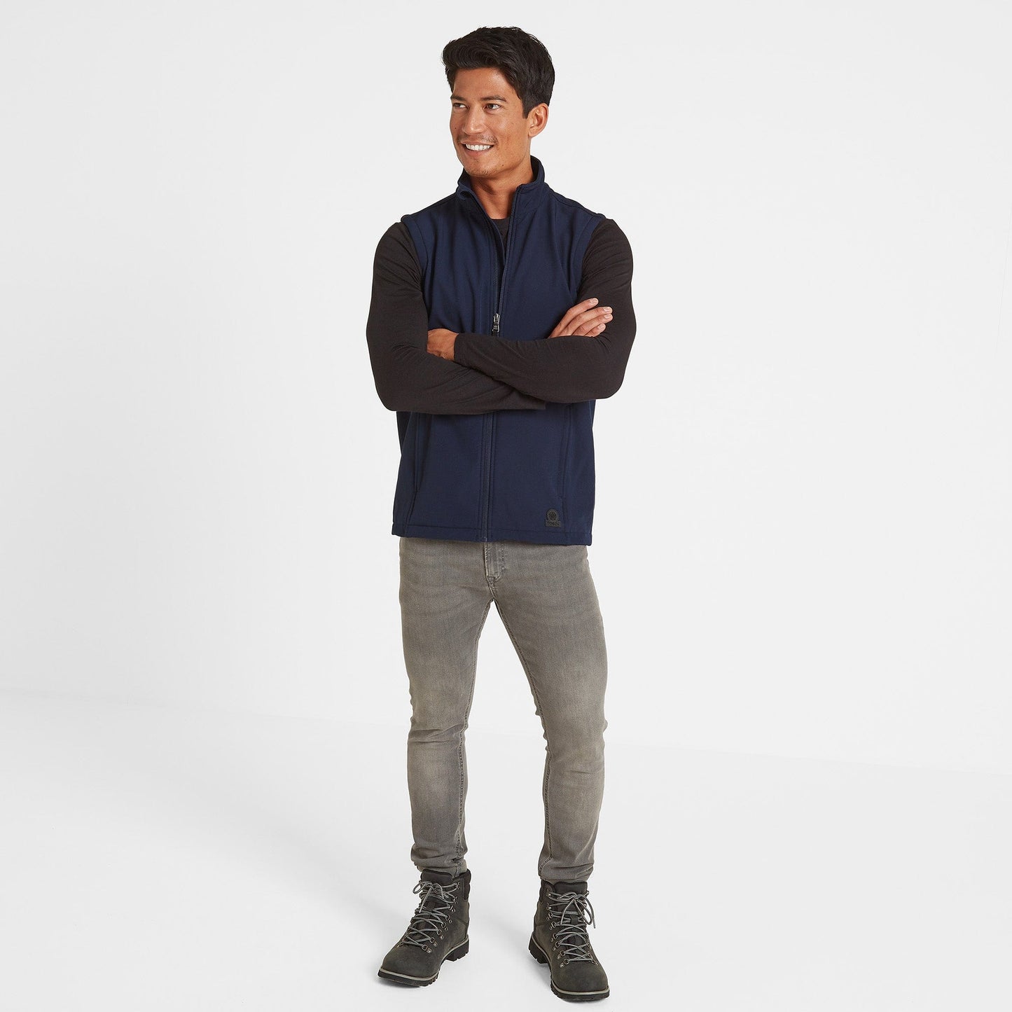 Valley Mens Softshell Gilet - Navy