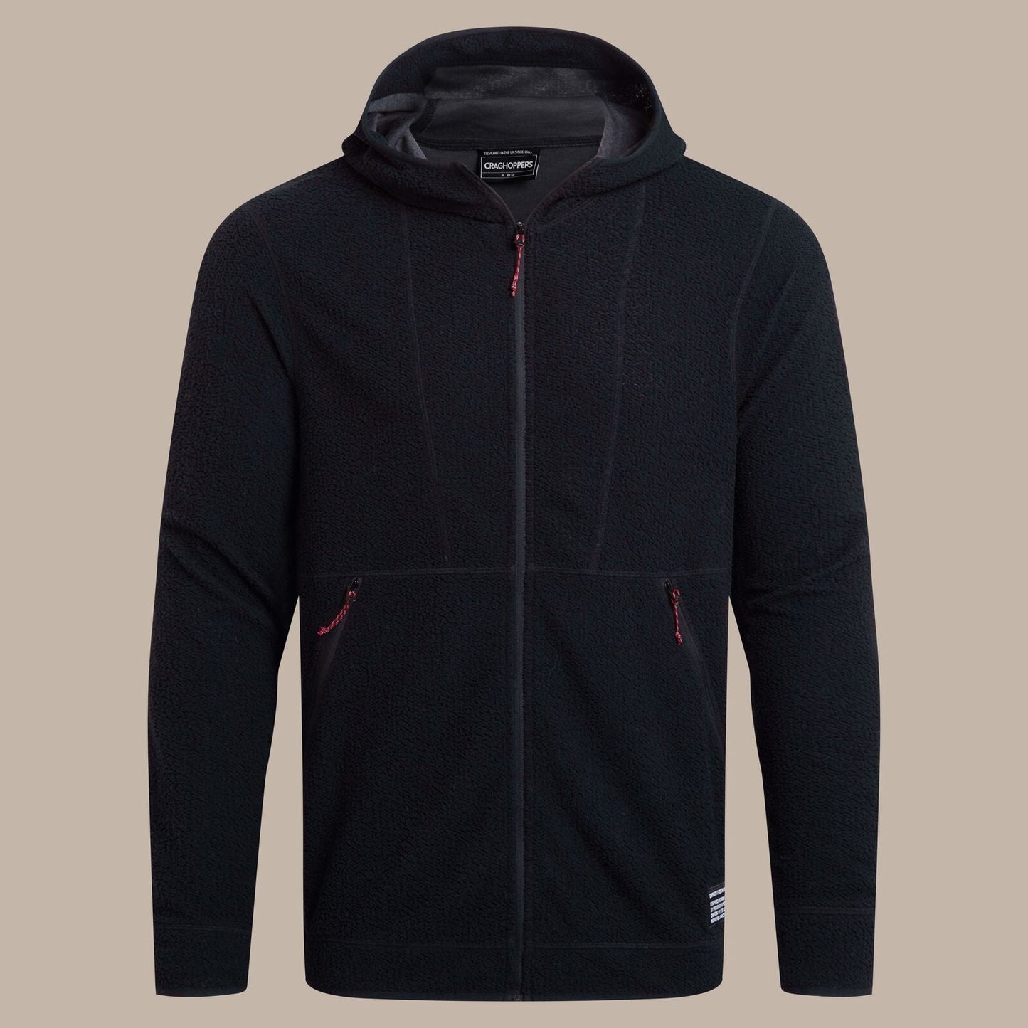 Craghoppers Mens Compresslite Hooded Full Zip Fleece