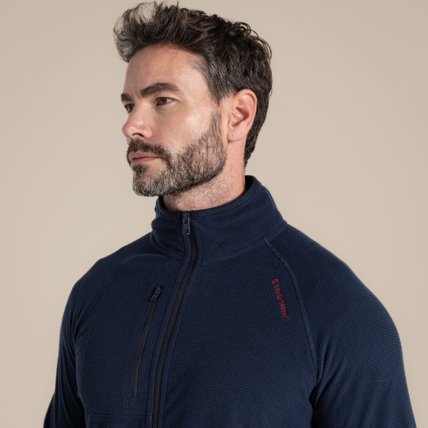 Craghoppers Mens NosiLife Copthorne Golf Full Zip Fleece