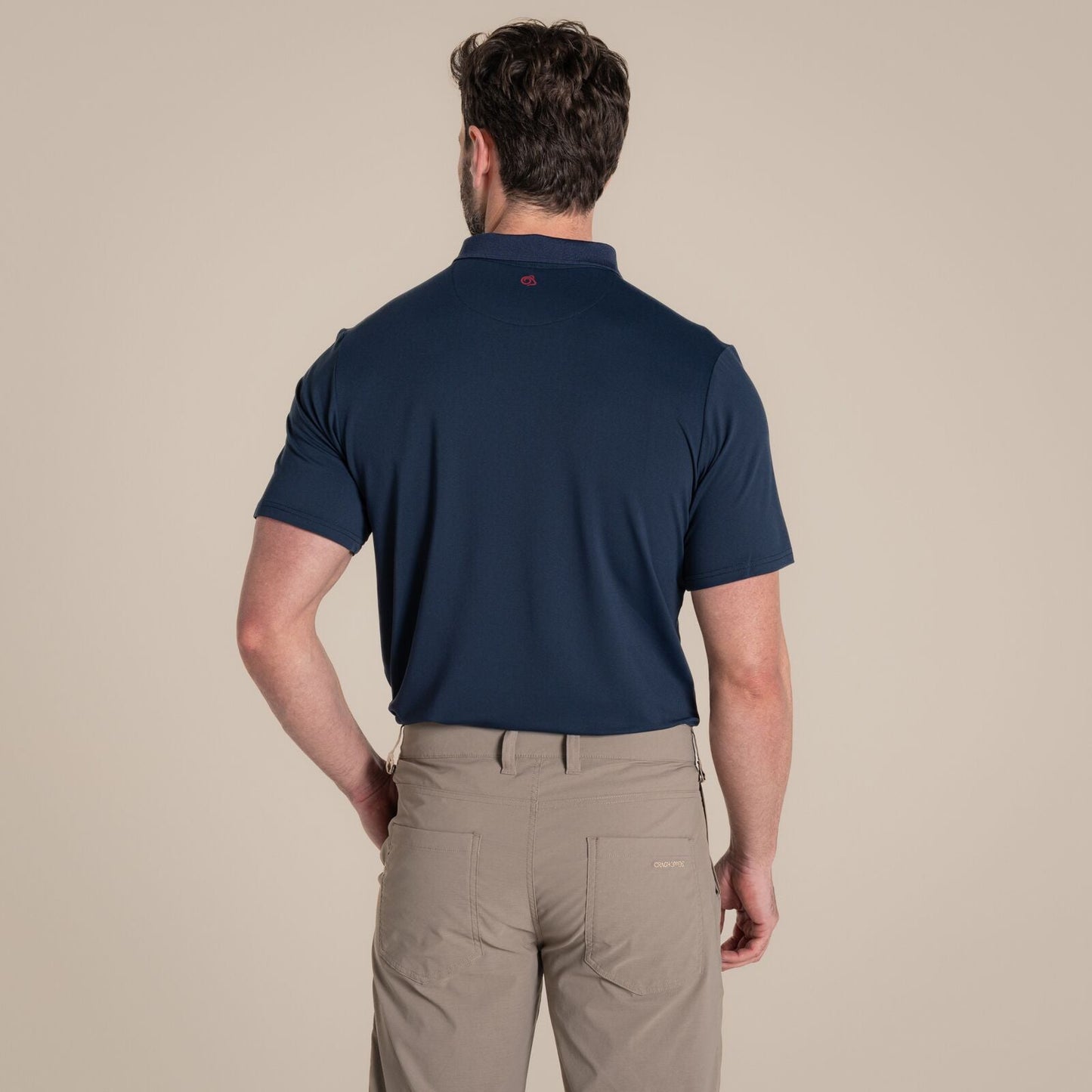Craghoppers Mens NosiLife Bramshaw Golf Short Sleeve Polo Shirt