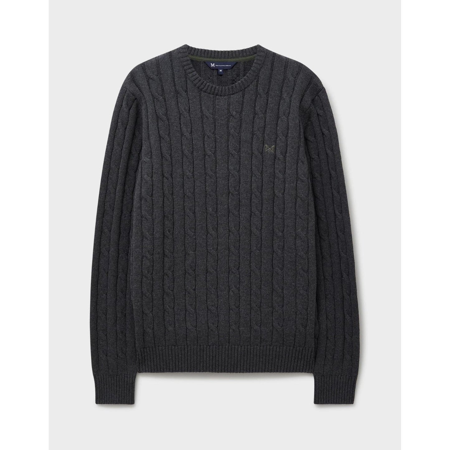 Crew Clothing Mens Oarsman Organic Cable Crew Knitwear Jumper