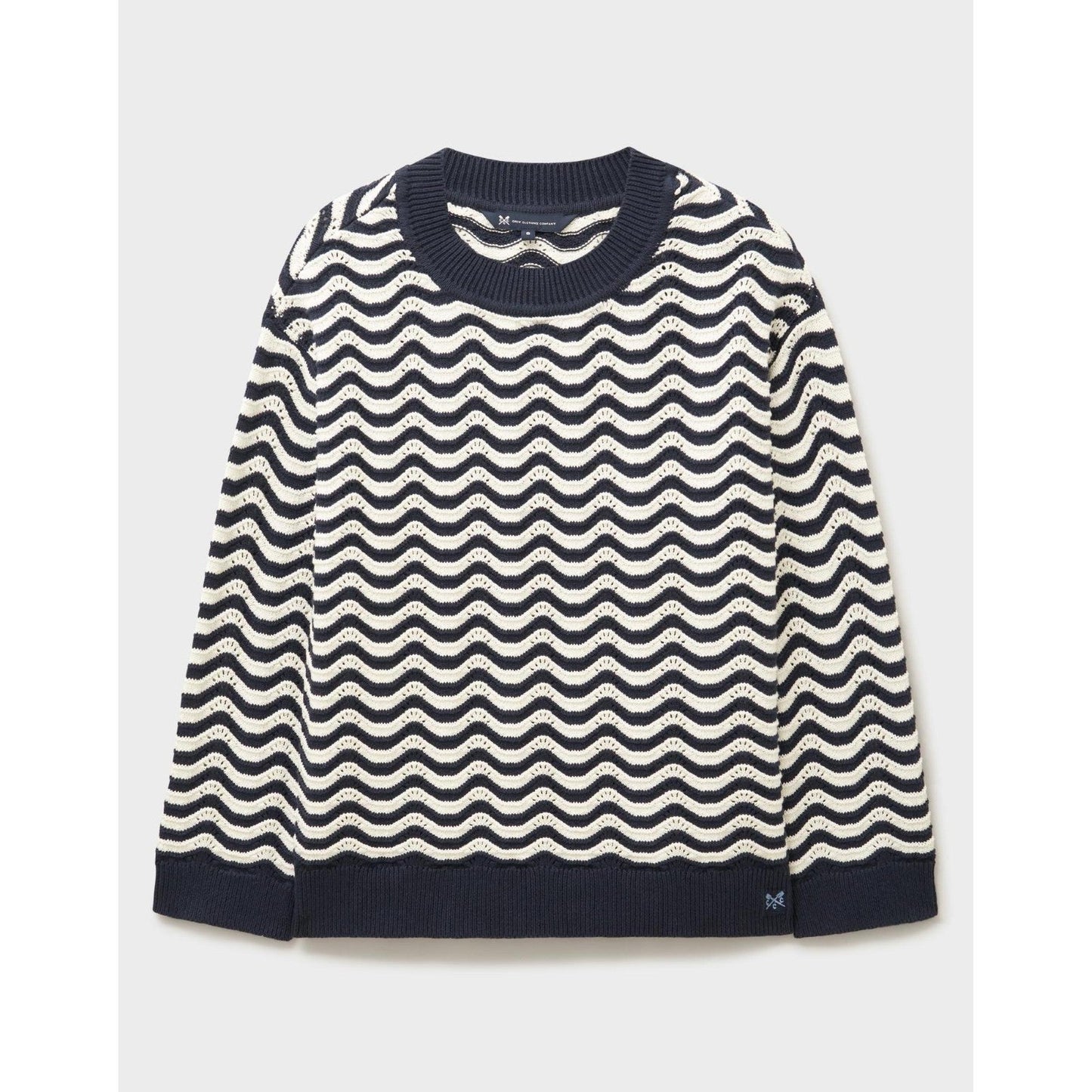 Crew Clothing Womens Bella Scallop Knit Sweatshirt