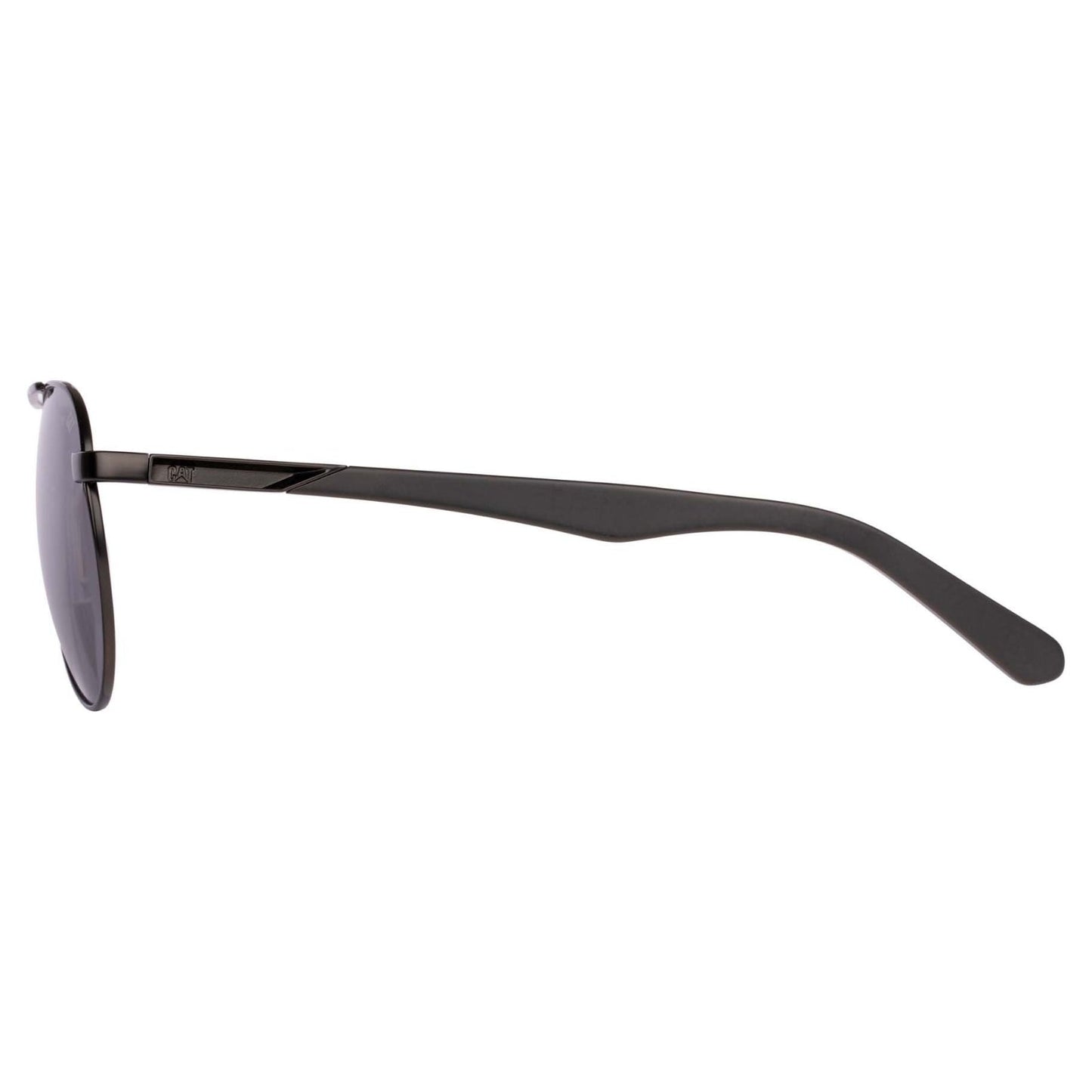 CAT Mens CTS-8025 Aviator Sunglasses - Matte Black/Black