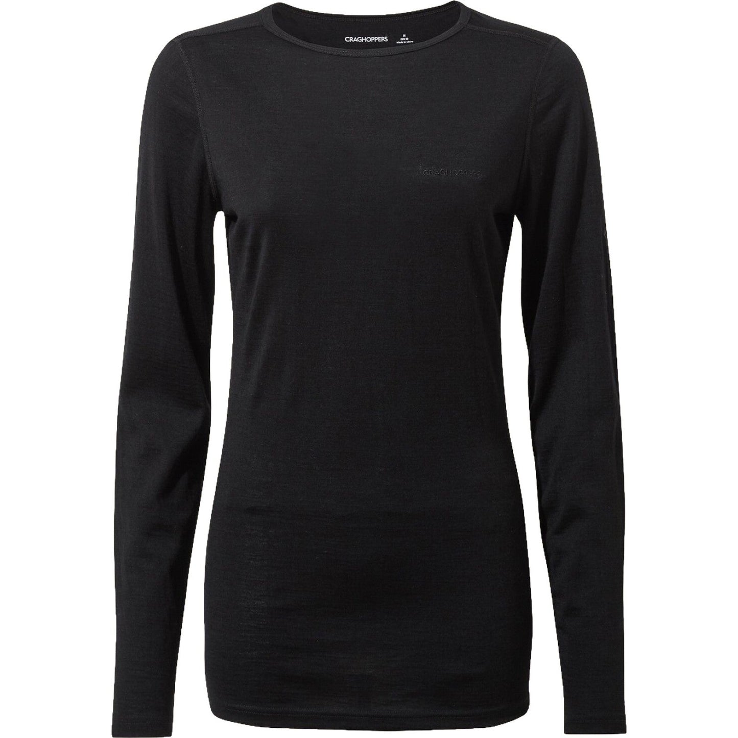 Craghoppers Womens Merino Crew Neck Baselayer Top