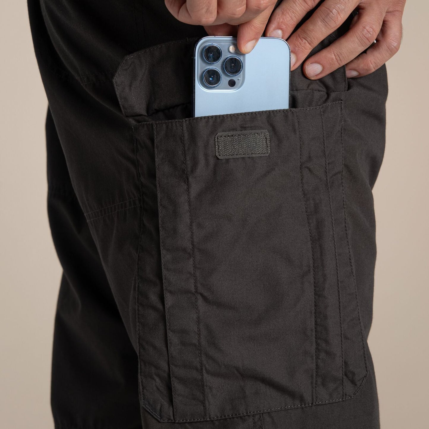 Craghoppers Mens Kiwi Water Repellent Long Cargo Shorts