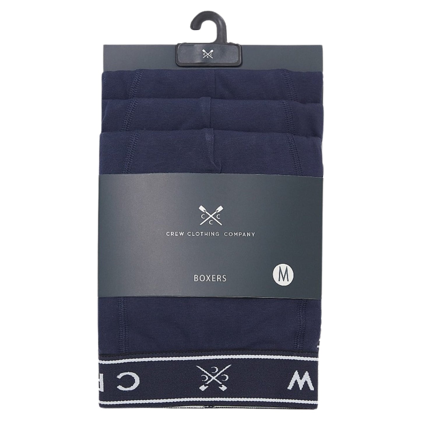 Crew Clothing Mens 3 Pack Jersey Boxer Shorts