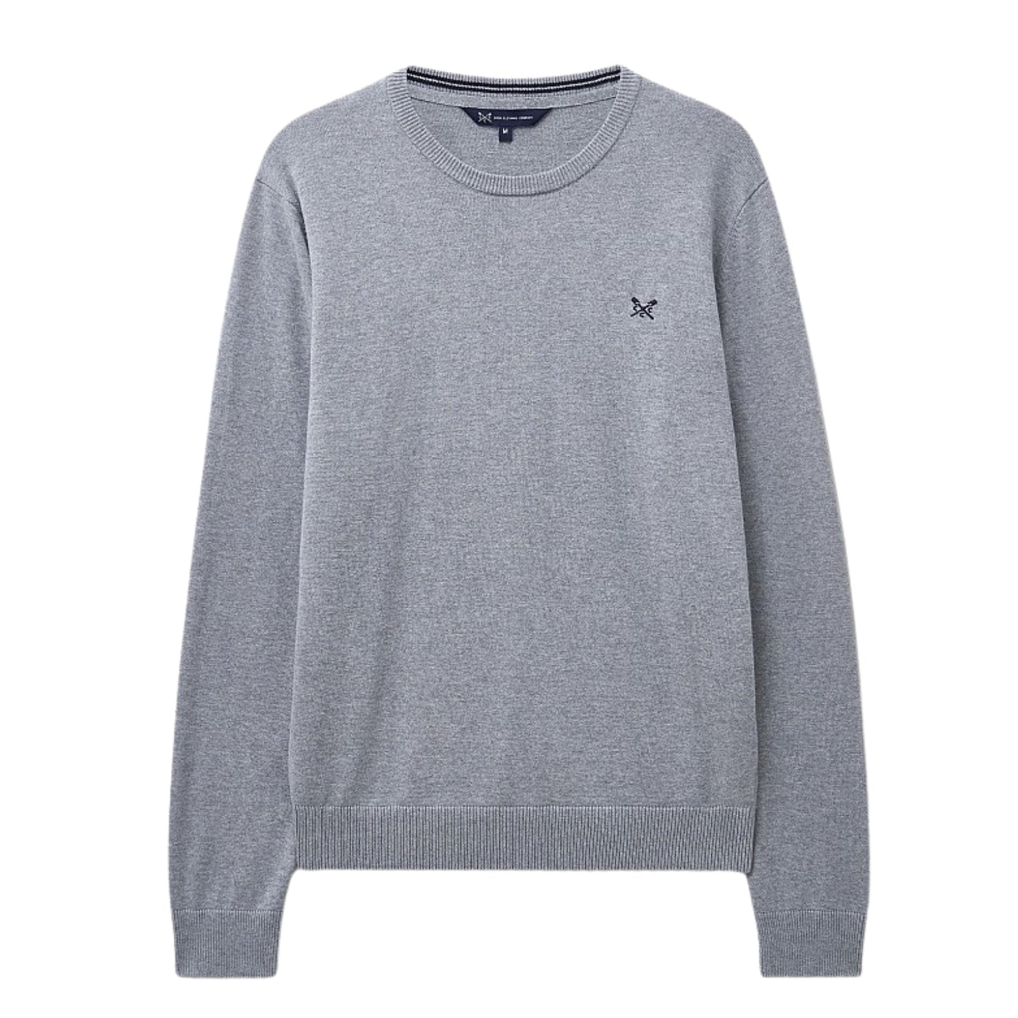 Crew Clothing Mens Organic Cotton Crew Neck Knitwear Jumper