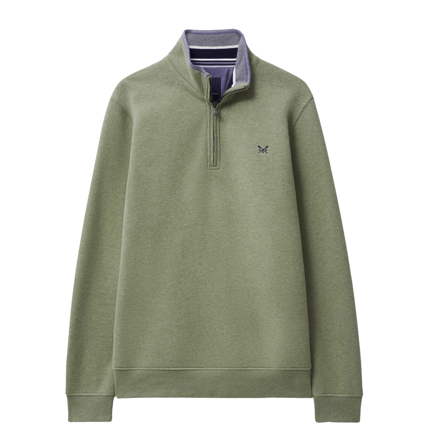 Crew Clothing Mens Classic Half Zip Sweatshirt