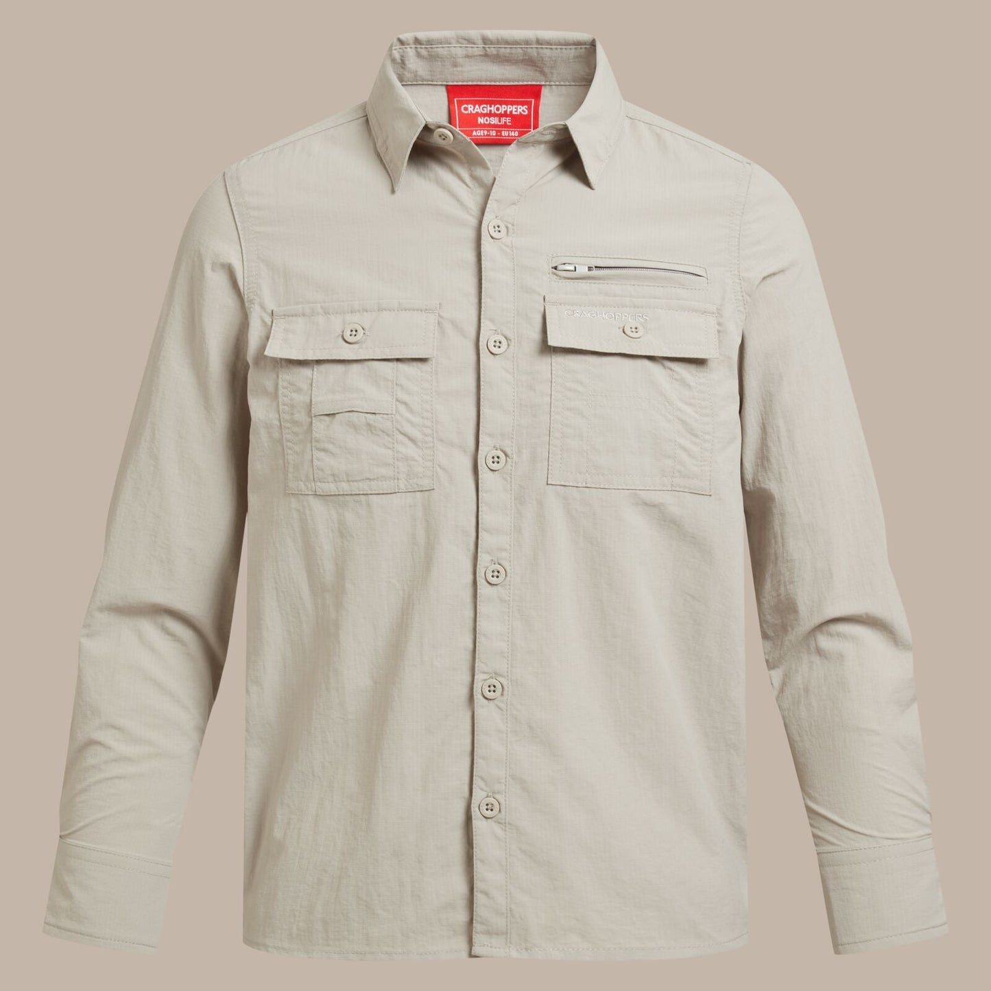 Craghoppers Kids NosiLife Advance Long Sleeve Shirt