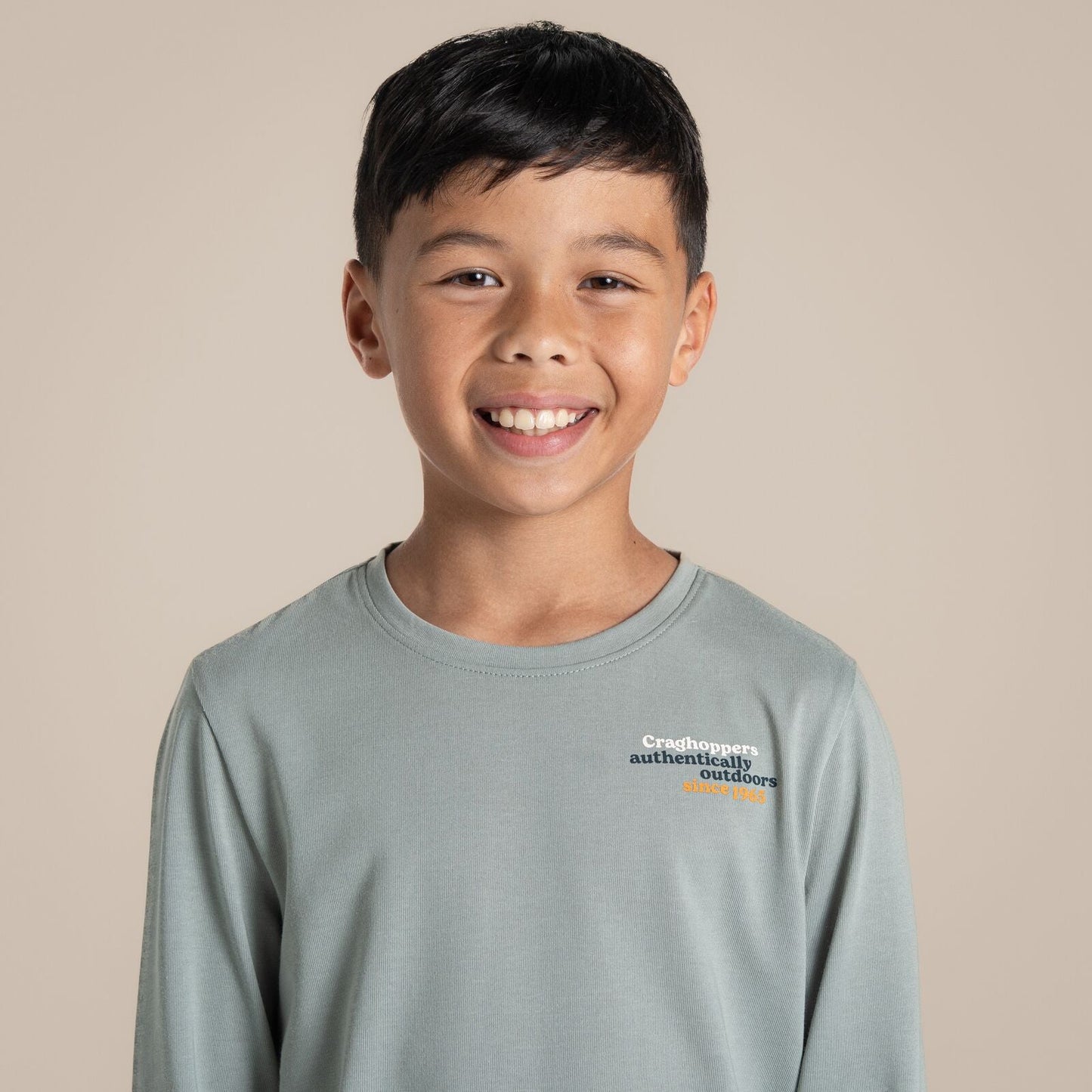 Craghoppers Kids NosiLife Cruz Long Sleeve T-Shirt