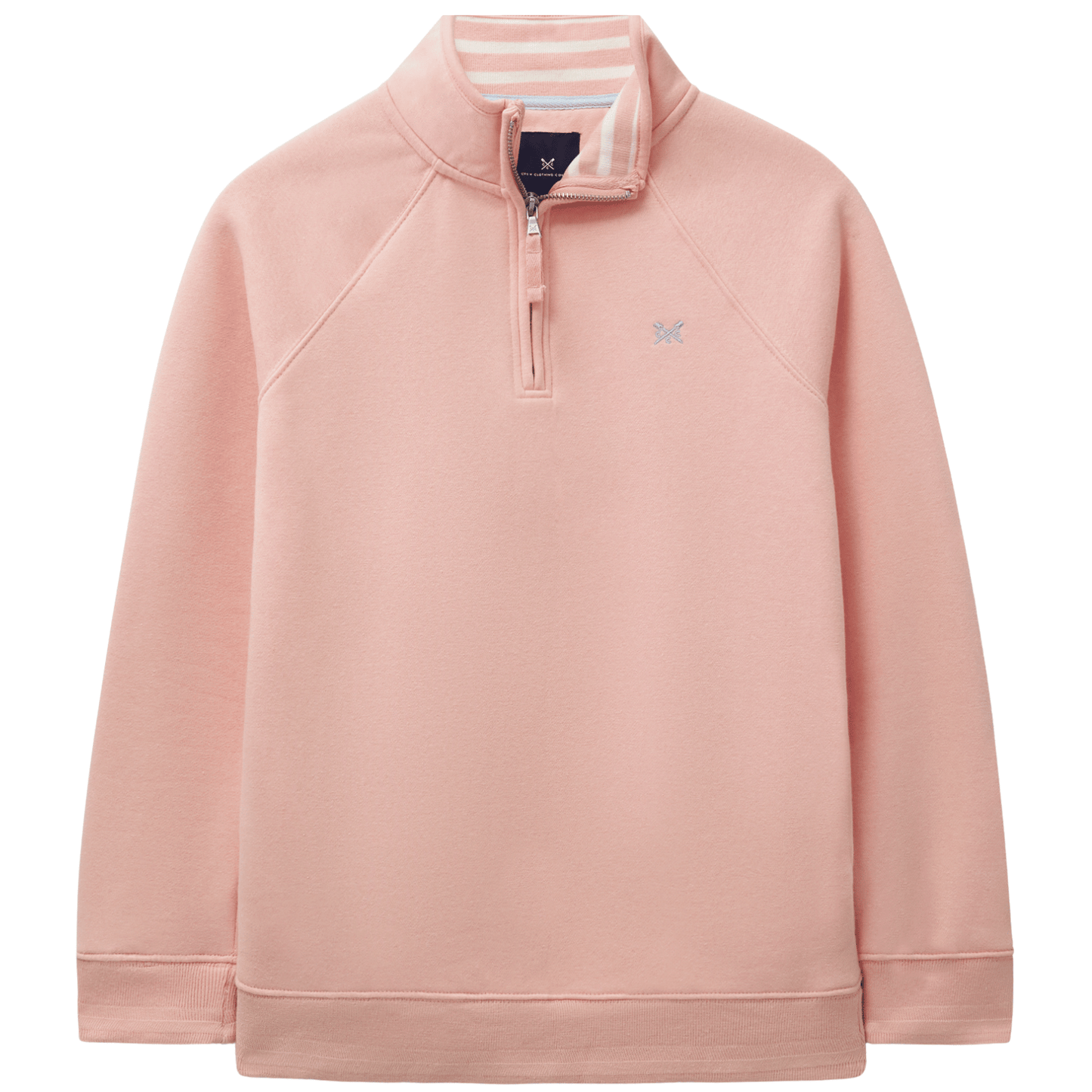 Crew Clothing Womens Cotton Blend Half Zip Sweatshirt