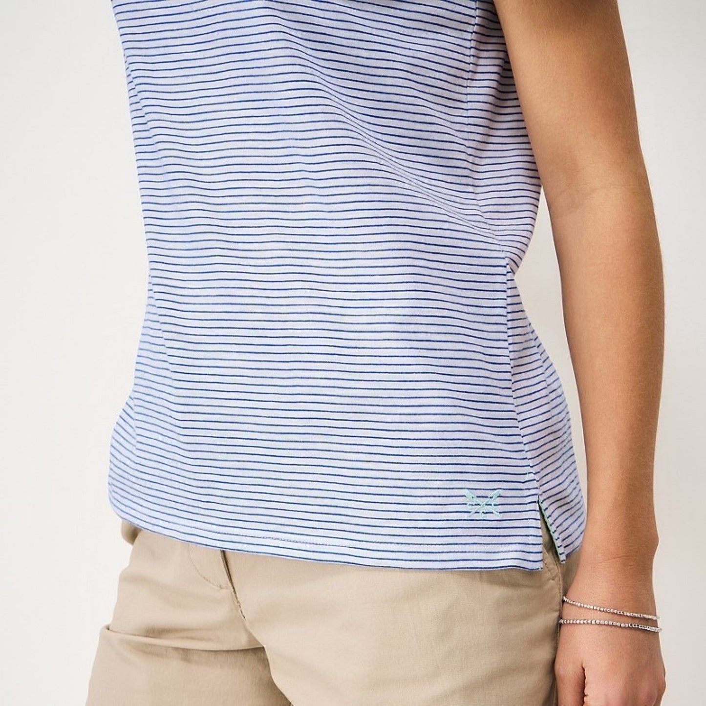 Crew Clothing Womens Perfect Stripe Short Sleeve T-Shirt