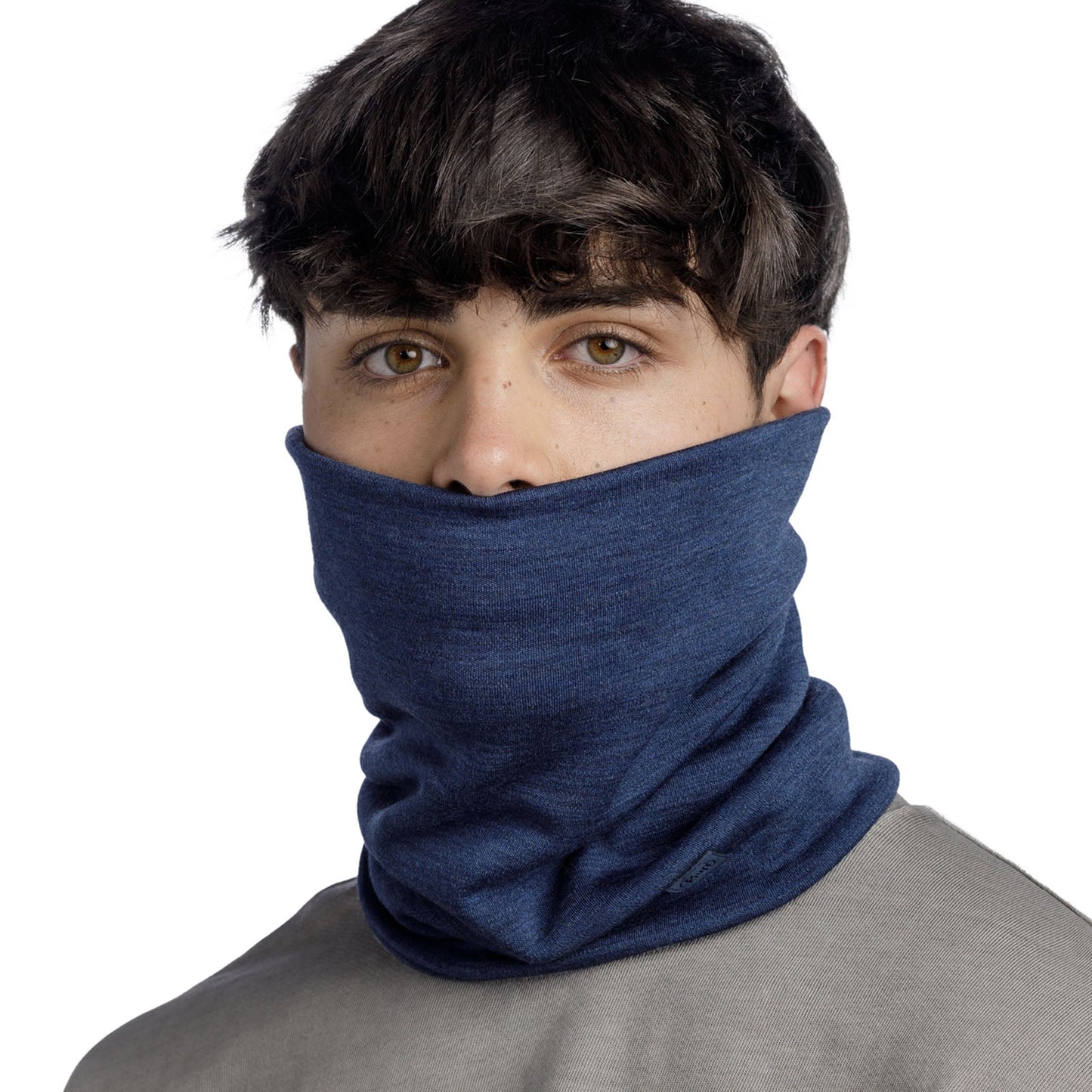 Buff Unisex Merino Wool Heavyweight Tubular Bandana Scarf - Night Blue