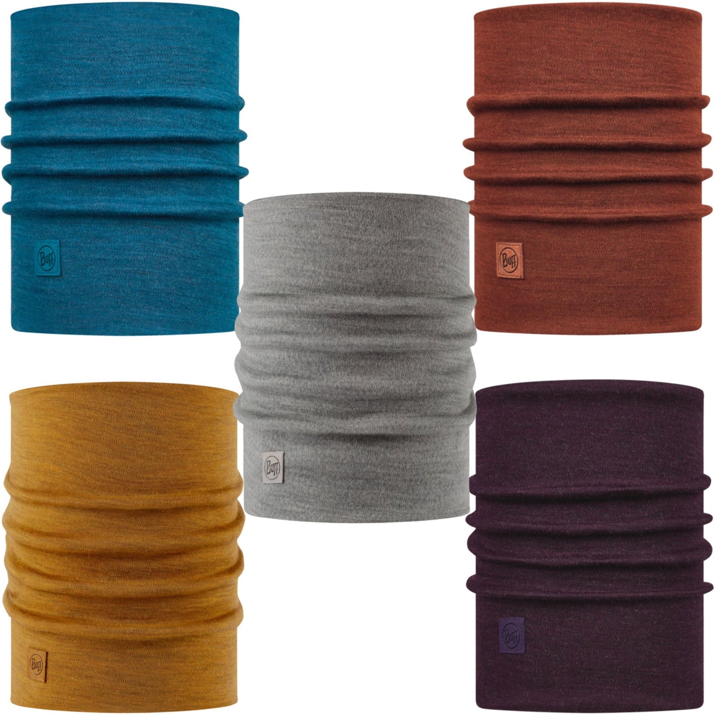 Buff Unisex Merino Wool Heavyweight Tubular Bandana Scarf