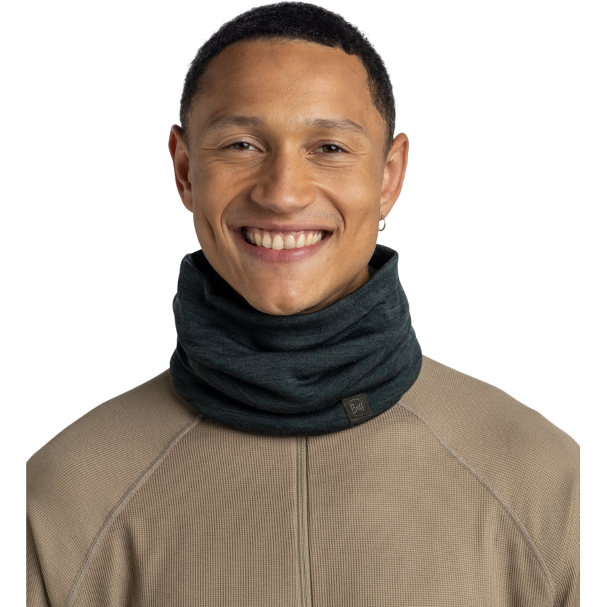 Buff Unisex Merino Wool Heavyweight Tubular Bandana Scarf - Forest