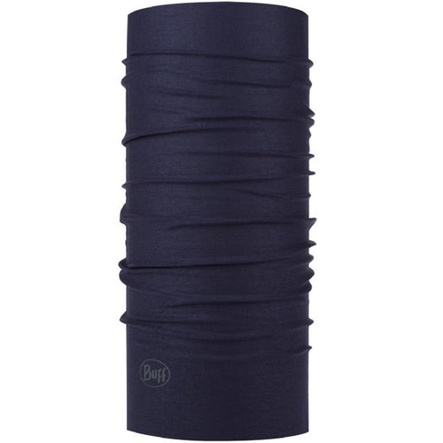Buff Unisex Solid Original Tubular Neck Gaiter - Blue