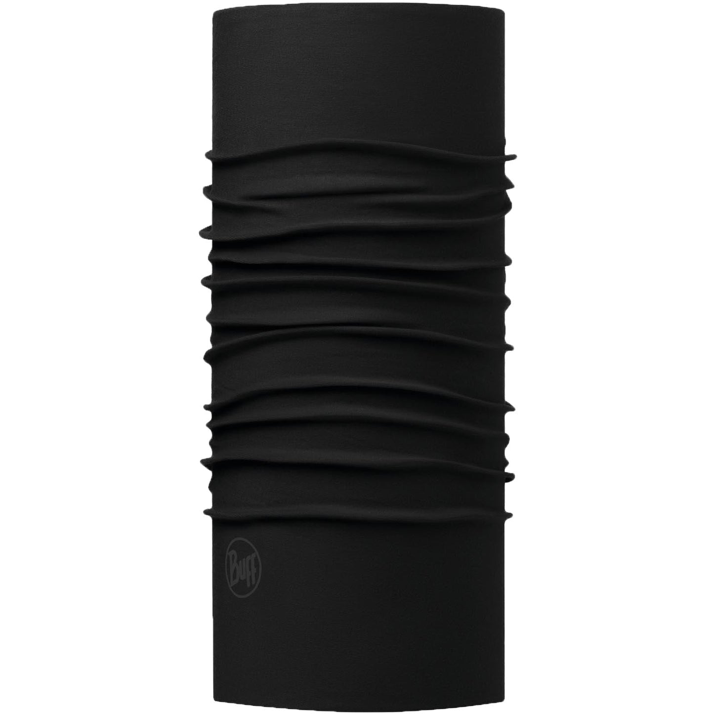 Buff Unisex Solid Original Tubular Neck Gaiter - Black