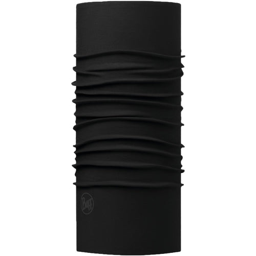 Buff Unisex Solid Original Tubular Neck Gaiter - Black