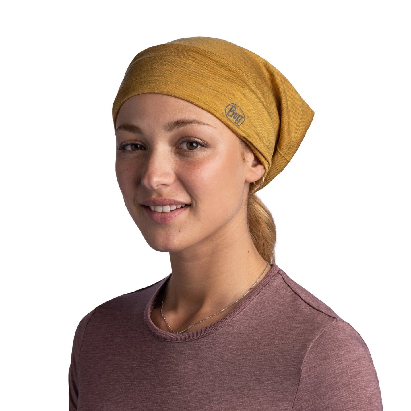 Buff Unisex Merino Wool Lightweight Outdoor Tubular Bandana Scarf - Maize