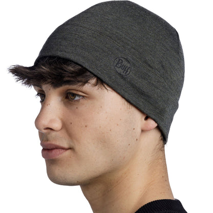 Buff Unisex Merino Wool Migweight Beanie Hat - Bark