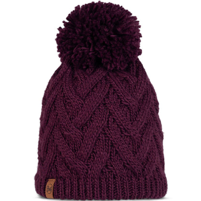 Buff Unisex Knitted Fleece Lined Bobble Hat