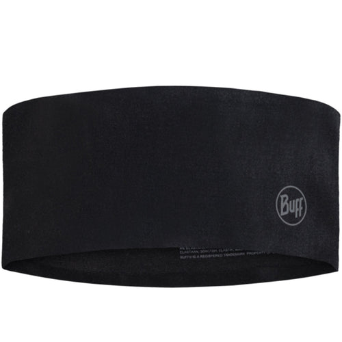 Buff Unisex Thermonet Solid Moisture Wicking Headband - Black