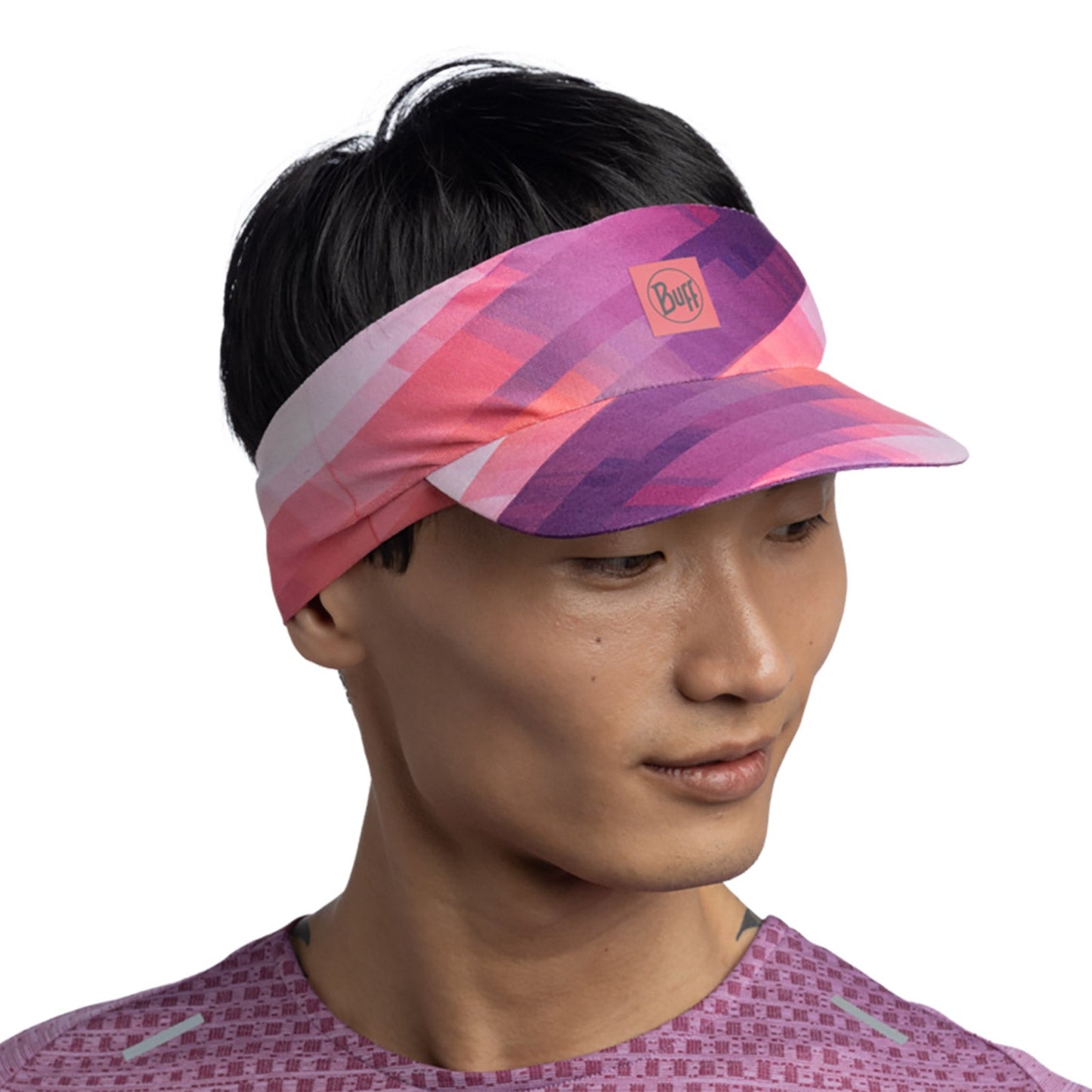 Buff Womens Pack Speed Visor Packable Running Cap -  Purple