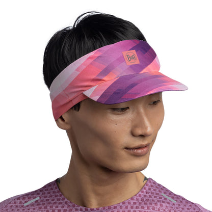 Buff Womens Pack Speed Visor Packable Running Cap -  Purple