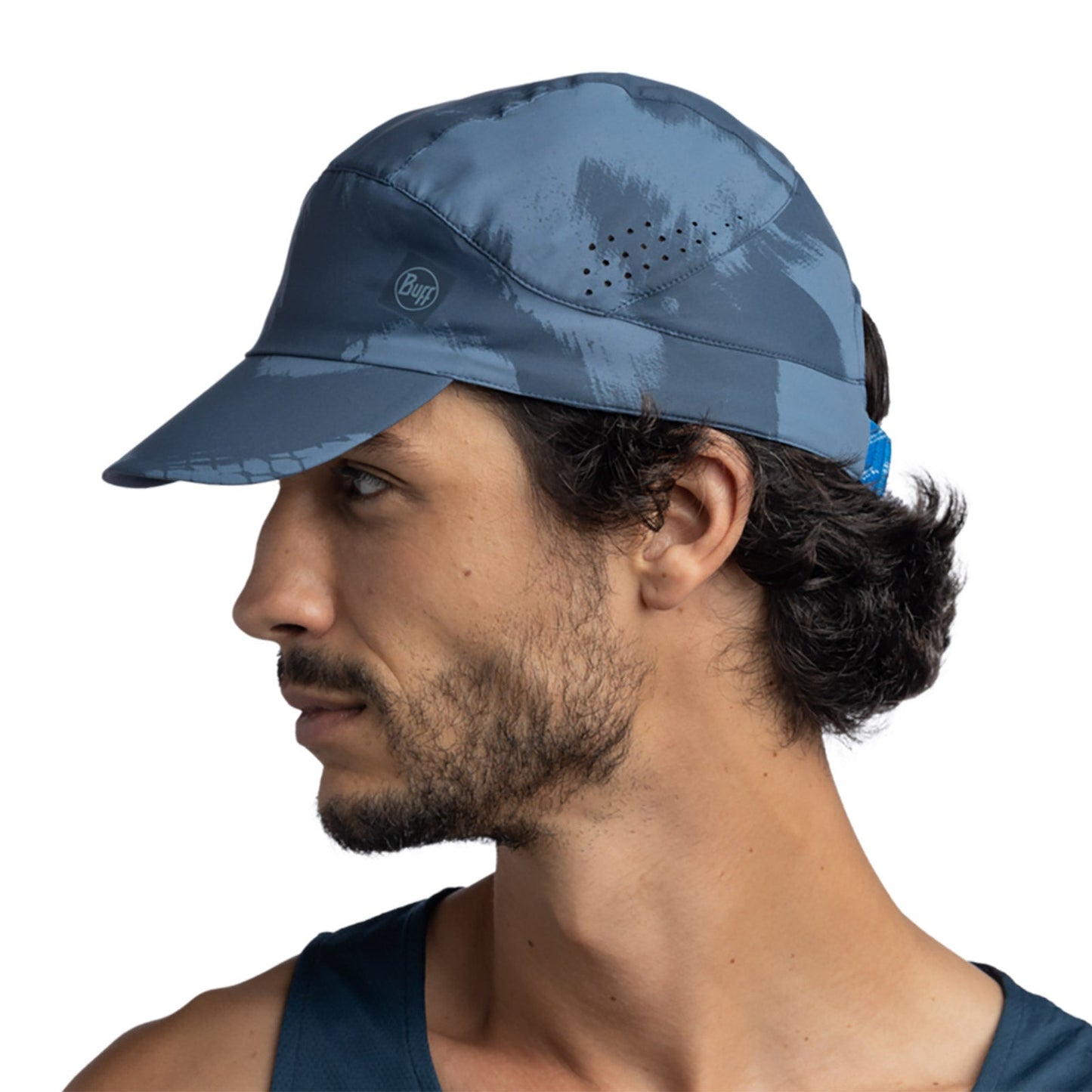 Buff Unisex Walking Hiking UPF 50 Packable Pack Sahara Cap - Steel