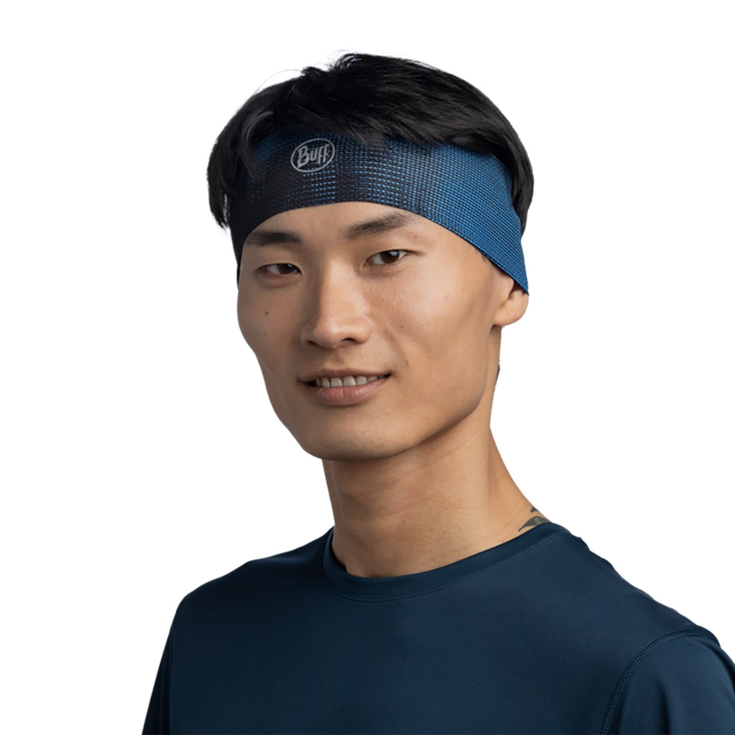 Buff Unisex Running Cycling Walking Fastwick Headband - Malc Azure