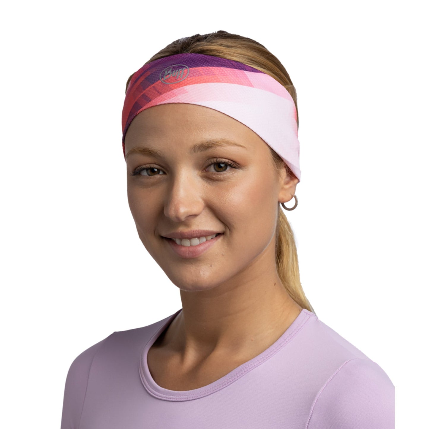 Buff Womens Running Cycling Walking Fastwick Headband - Wae Purple