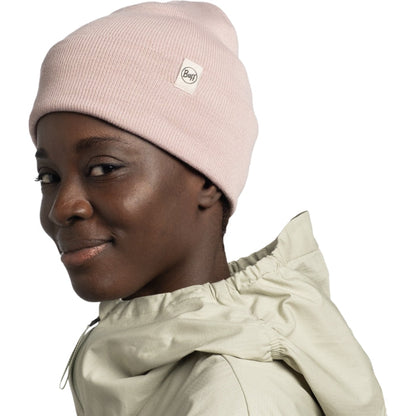 Buff Unisex Lilon Two Layer Circular Knit Beanie - Rosewood - OS
