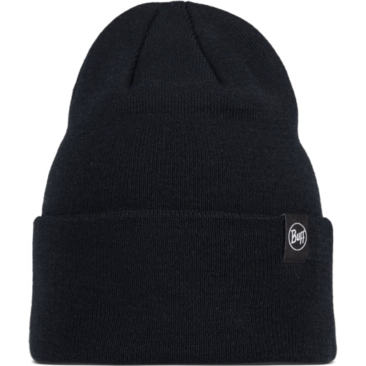 Buff Unisex Lilon Two Layer Circular Knit Beanie - Black - OS