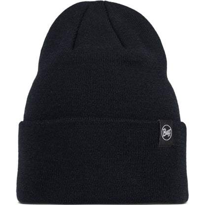 Buff Unisex Lilon Two Layer Circular Knit Beanie - Black - OS