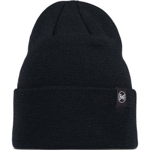 Buff Unisex Lilon Two Layer Circular Knit Beanie - Black - OS