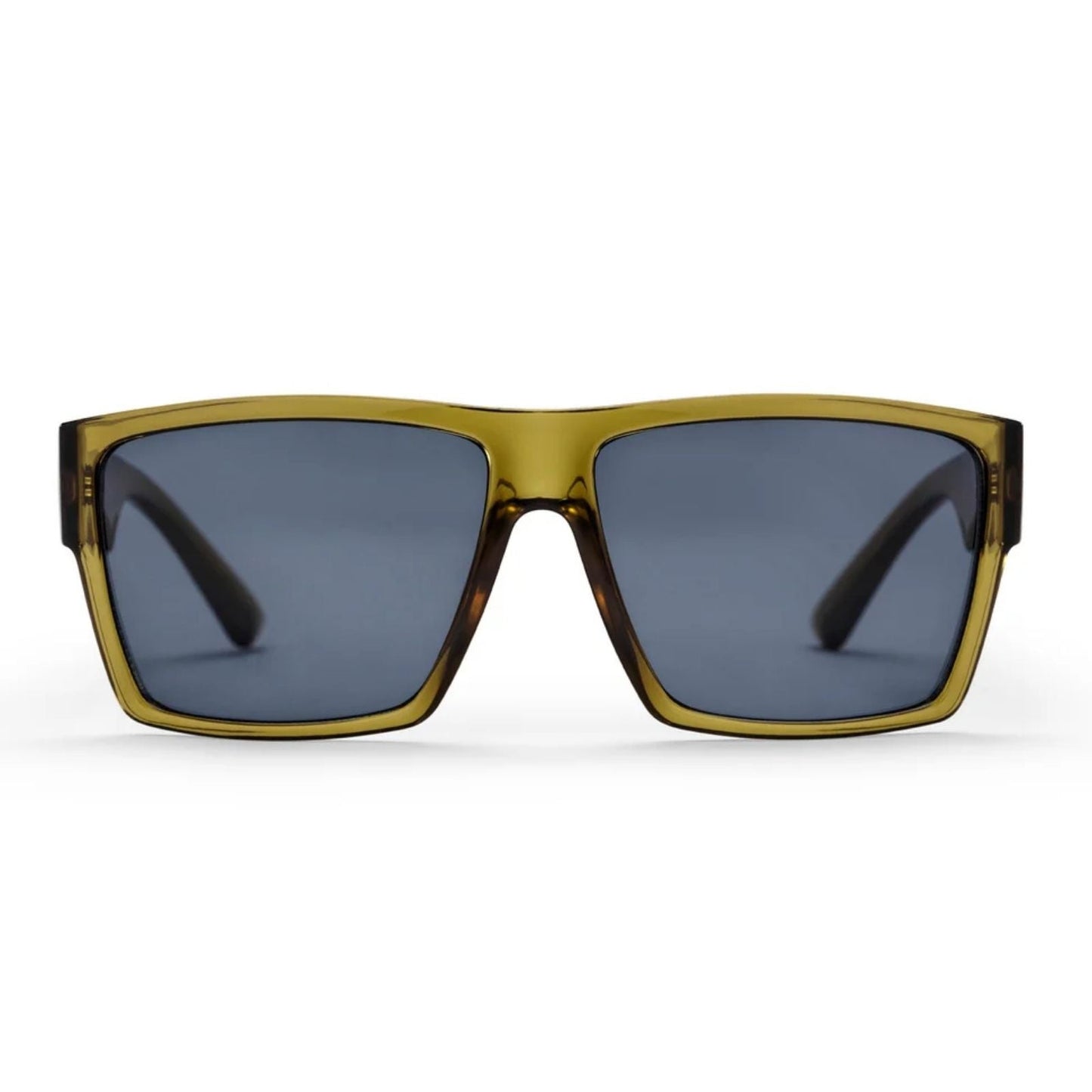 CHPO Miguel Oversized Sunglasses - Moss green/Black