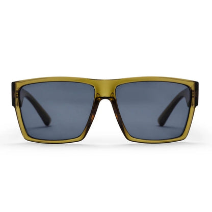 CHPO Miguel Oversized Sunglasses - Moss green/Black
