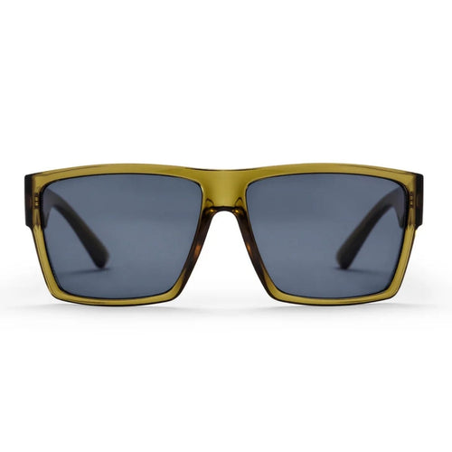 CHPO Miguel Oversized Sunglasses - Moss green/Black
