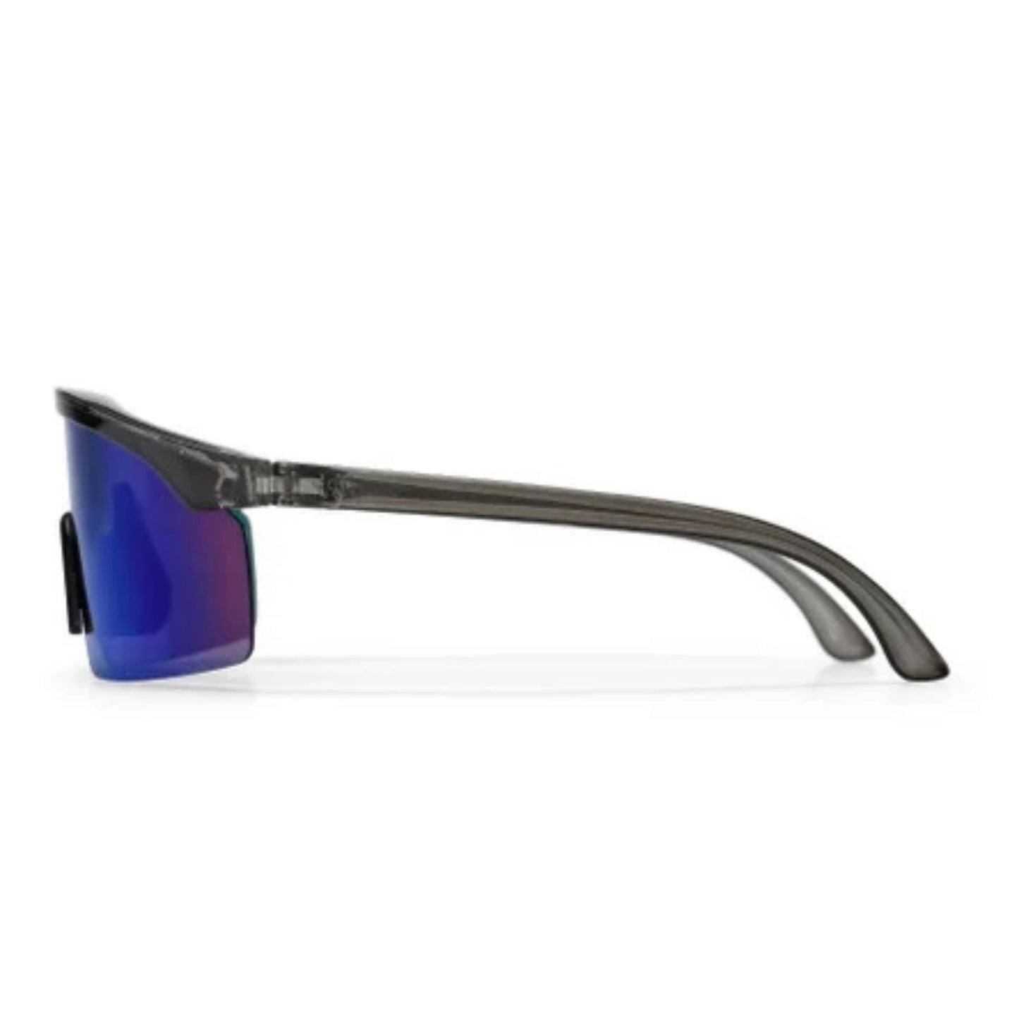CHPO Lelle Oversized Sport Sunglasses - Grey/Rainbow Mirror