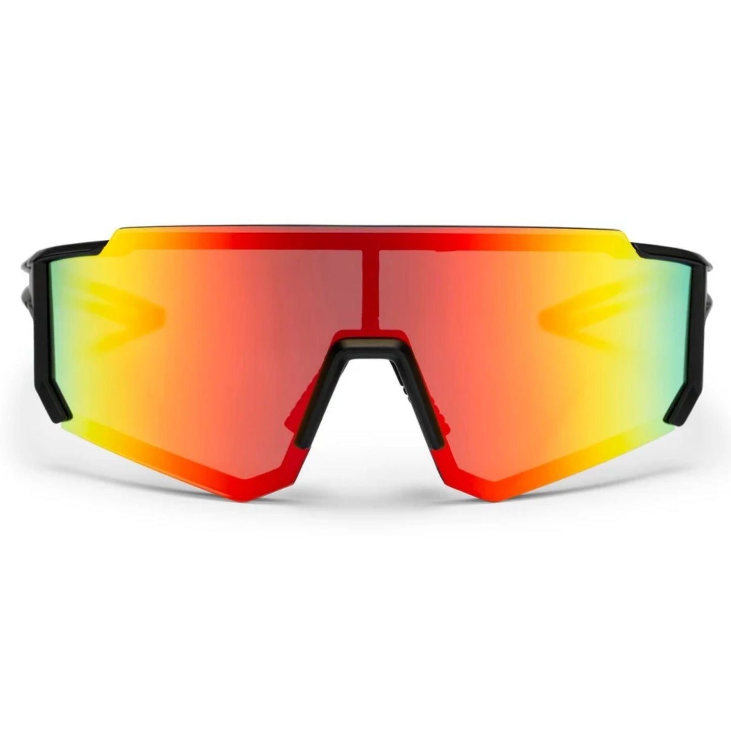 CHPO Siri Sport Sunglasses - Matte Black/Red Mirror