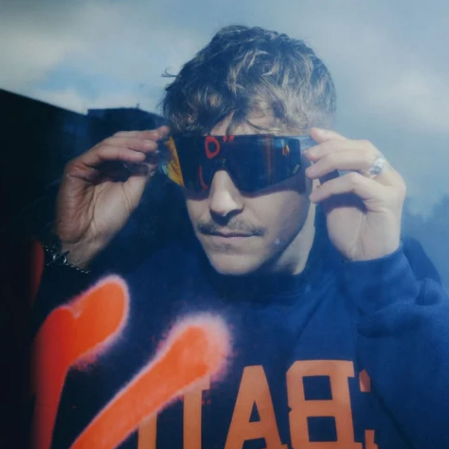 CHPO Siri Sport Sunglasses - Matte Black/Red Mirror