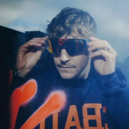 CHPO Siri Sport Sunglasses - Matte Black/Red Mirror